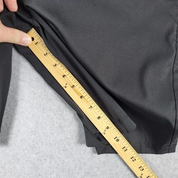 Nike Shorts Men's 34 Black Flat Front Dri-Fit Standard Fit Pockets Golf Casual - Picture 13 of 14